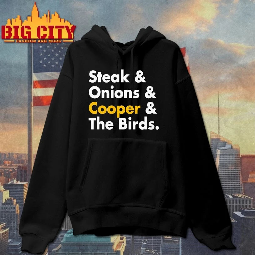 Steak &amp; Onions &amp; Cooper &amp; The Birds shirt