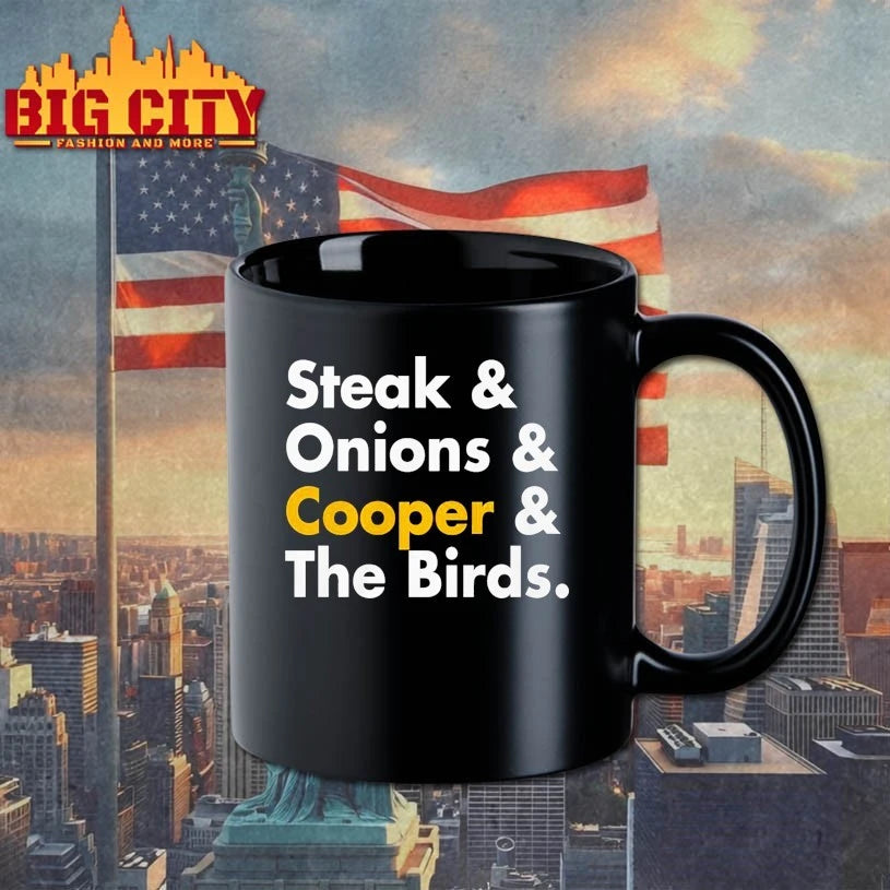 Steak &amp; Onions &amp; Cooper &amp; The Birds shirt