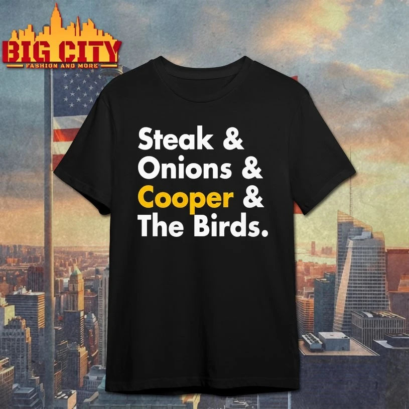 Steak &amp; Onions &amp; Cooper &amp; The Birds shirt