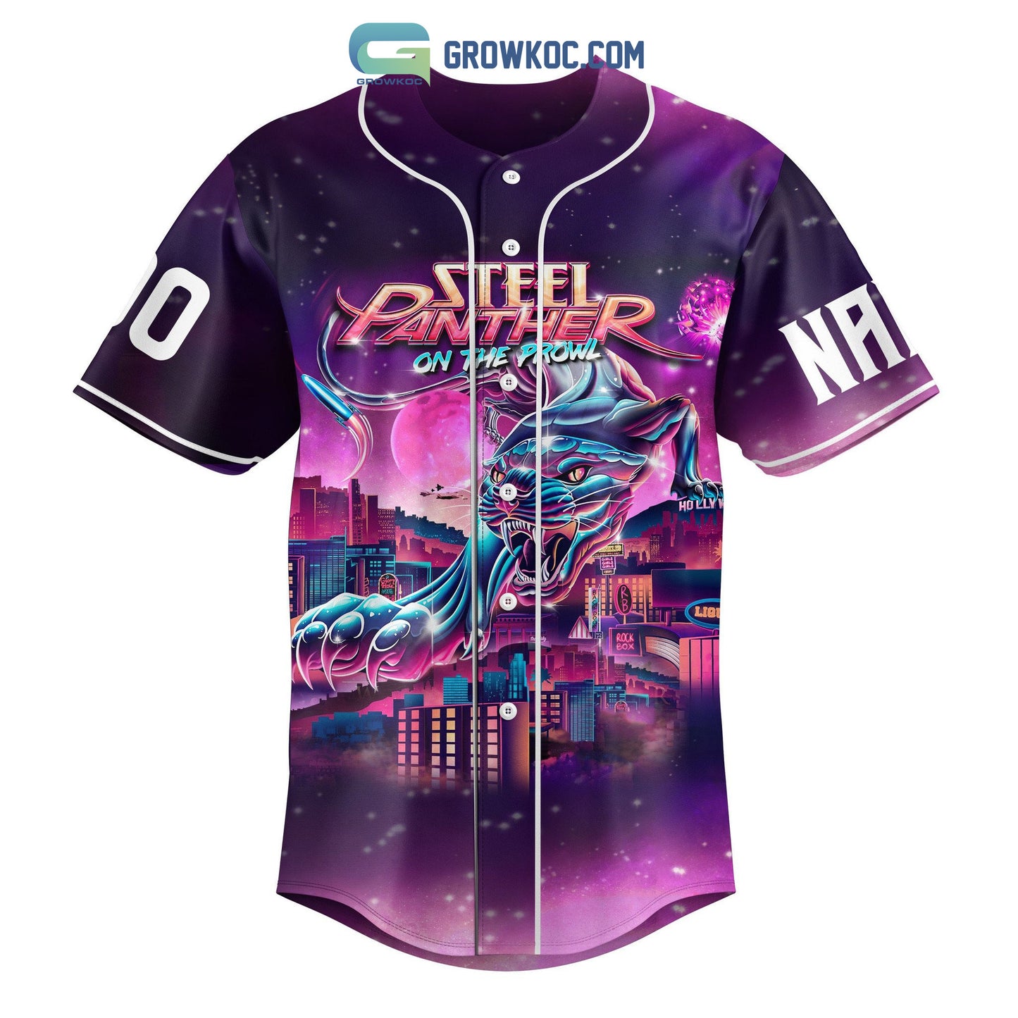 Steel Panther On The Prowl New Dates World Tour Personalized Baseball Jersey