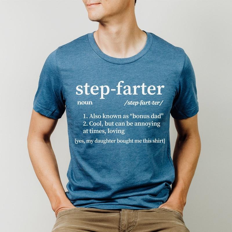 Step Dad Definition T Shirt, Step Father T Shirt, Fathers Day Gifts, Stepped Up Dad Tshirt, Bonus Dad Tee, Unisex Short...