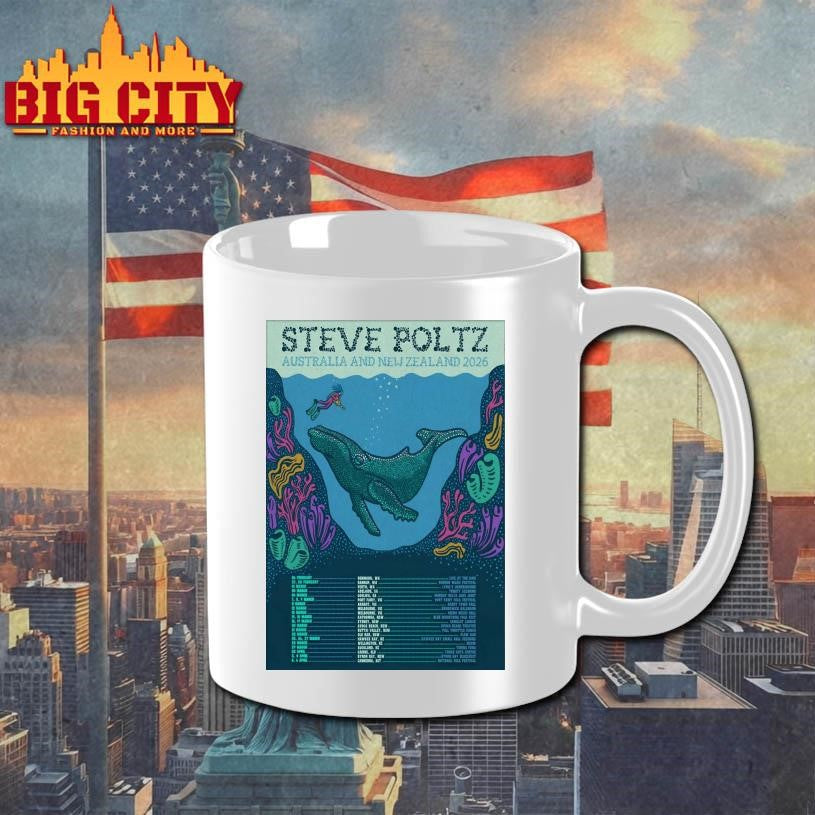 Steve Poltz Australia And New Zealand 2026 Shows Poster Shirt