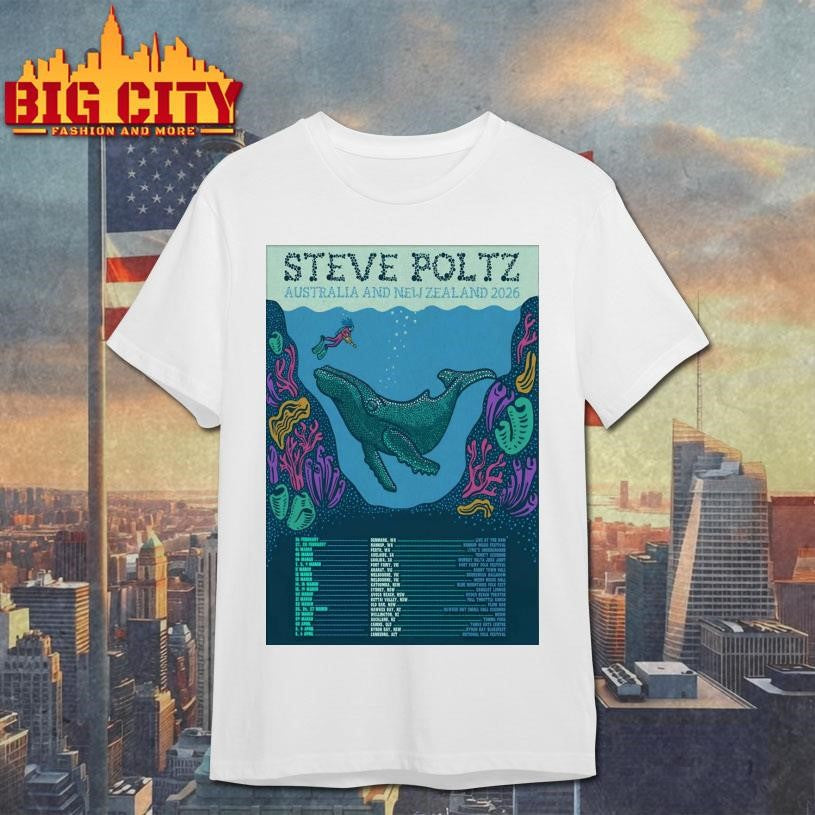 Steve Poltz Australia And New Zealand 2026 Shows Poster Shirt