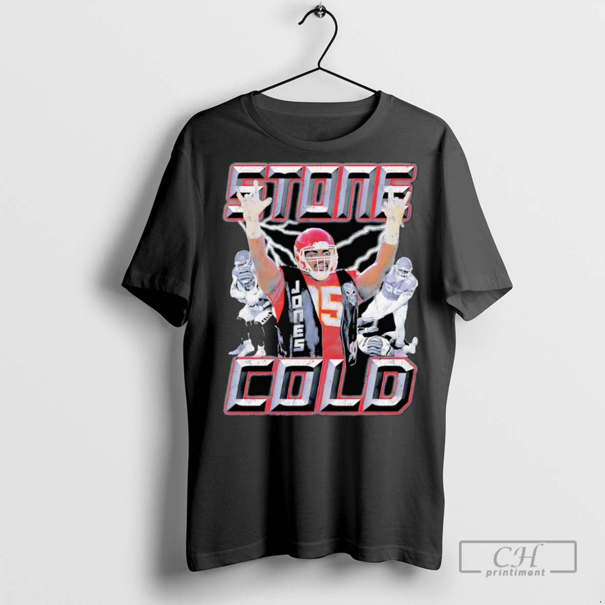 Stone Cold Jones Kansas City Chiefs Retro T Shirts