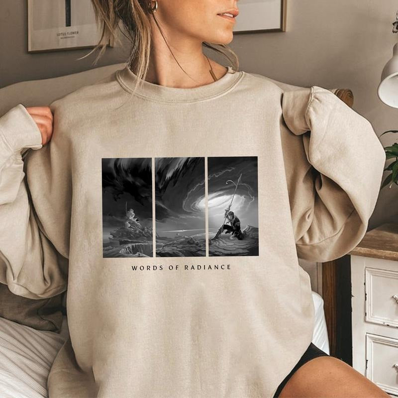 Stormlight Archive Shirt, Words Of Radiance Sweatshirt, Book Lovers Tee Shirt, Kaladin Stormblessed Shirt, Kaladin...