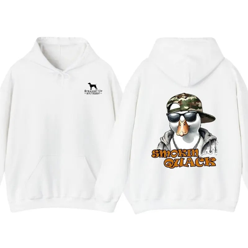 Straight Up Southern Smokin Quack Shirt, Cotton Top Menswear, Short Sleeve Unisex Shirt Hoodie Sweatshirt | WearSparks.com