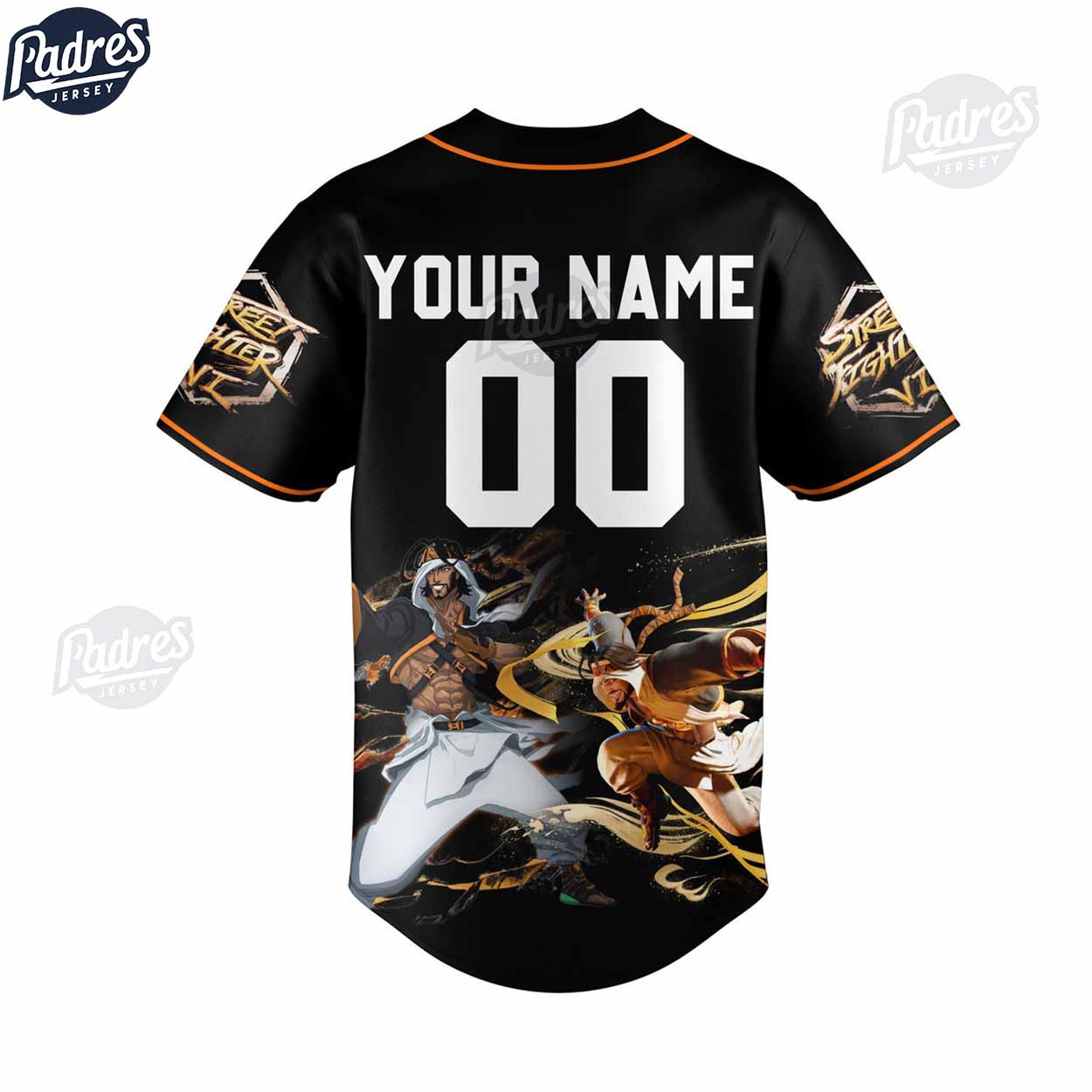 Street Fighter Personalized Baseball Jersey - Padres Jersey Oasis: Elevate Your Baseball Style Game T-Shirts,... (Image 2)