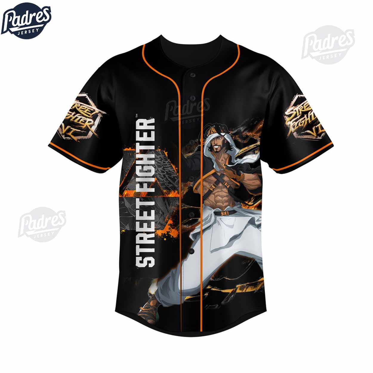 Street Fighter Personalized Baseball Jersey - Padres Jersey Oasis: Elevate Your Baseball Style Game T-Shirts,... (Image 3)
