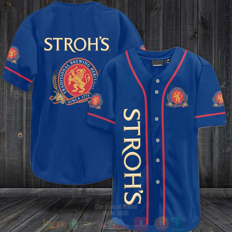 Stroh's Beer Baseball shirt