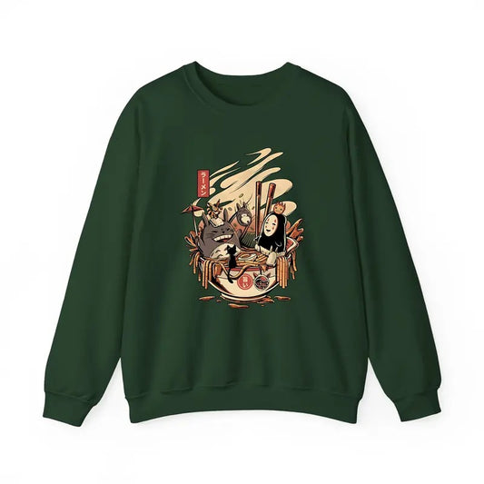 Studio Ghibli Sweatshirt, Hayao Miyazaki, Studio Ghibli Totoro Shirt, Ghibli No Face Shirt, Howl's Moving Castle shirt,...