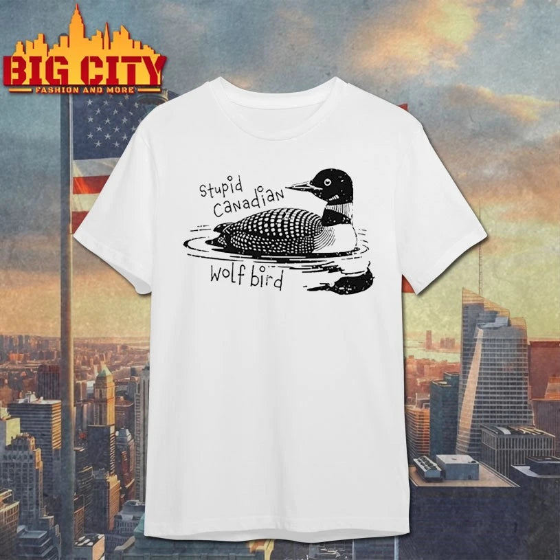 Stupid Canadian Wolf Bird Heated Rivalry shirt
