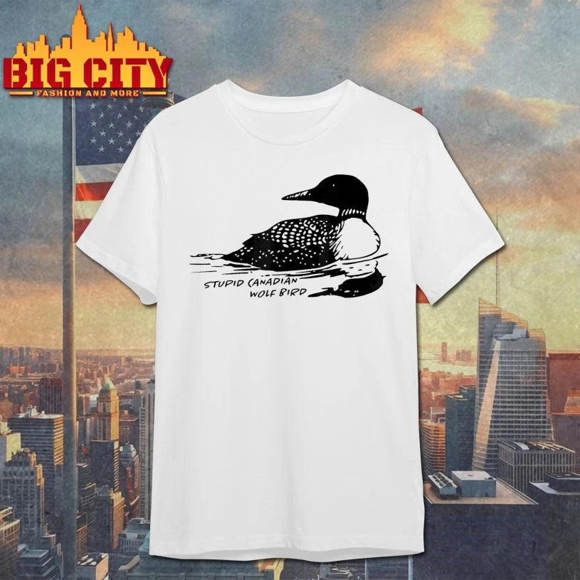 Stupid Canadian Wolf Bird LGBT Hockey Romance Movie Fan shirt