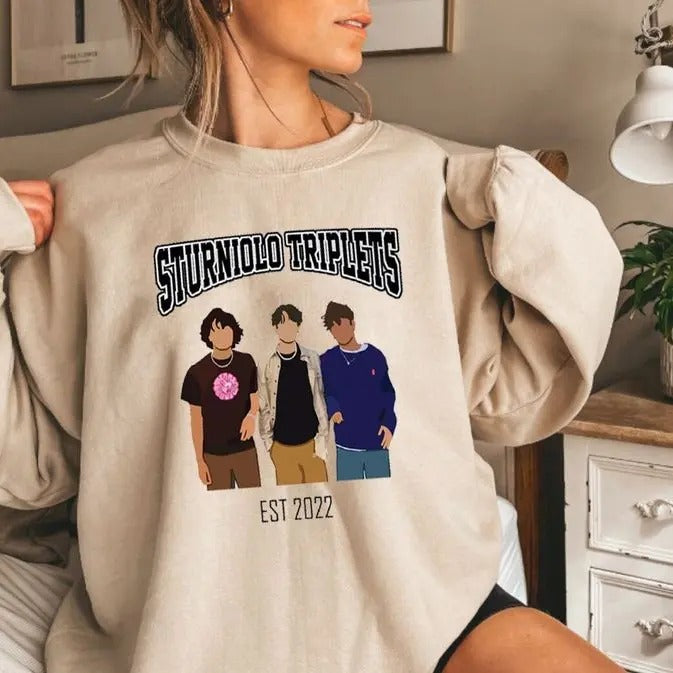 Sturniolo Triplets Sweatshirt, Cozy and Trendy Fan Favorite T-Shirts, Hoodie | WearSparks.com