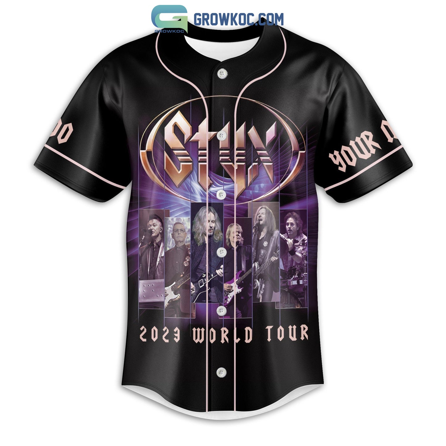 Stynx 2023 World Tour Personalized Baseball Jersey