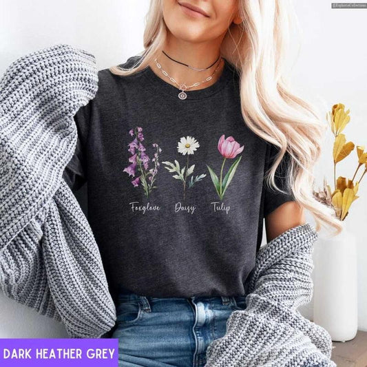 Subtle Anti FDT Flower Feminist Shirt, Fnck #Donnarld.Trurmp Tshirt, Floral FDT Gift, Anti MAGA Political 8647 Tee ,...
