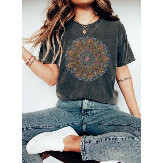 Subtle Anti Fascist FDT Mandala Political Tee, 8647 Fuk Trumppp Fascism Shirt, Gift For Pro Choice Feminist Democrat...