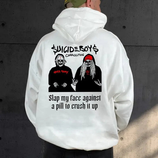 Suicideb0y 2024 Hoodie On Back, Tour Concert Outfit, Streetwear Hoodie, Fan Merch, Unisex Long Sleeve Pullover Hoodie...