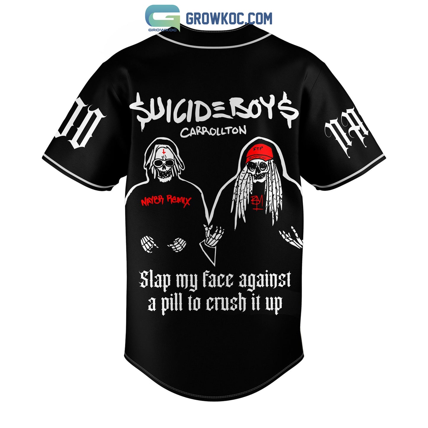 Suicideboys Broken Just Lay Me Down In My Grave Personalized Baseball Jersey