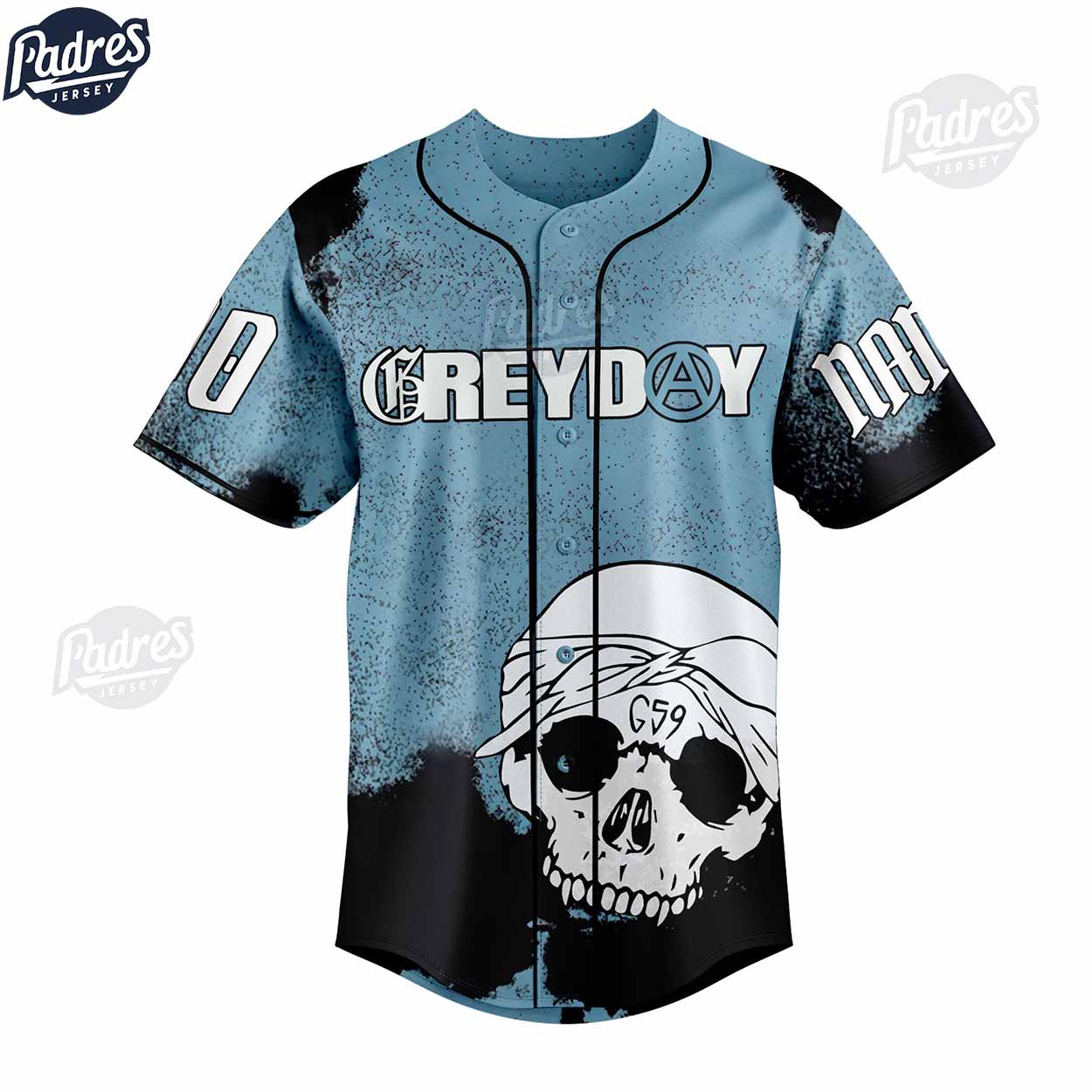 Suicideboys Grey Day Custom Baseball Jersey Style - Padres Jersey Oasis: Elevate Your Baseball Style Game... (Image 3)