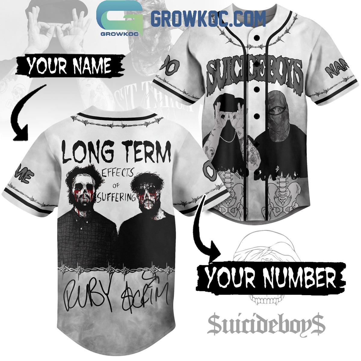 Suicideboys Long Term Effects Of Suffering Personalized Baseball Jersey