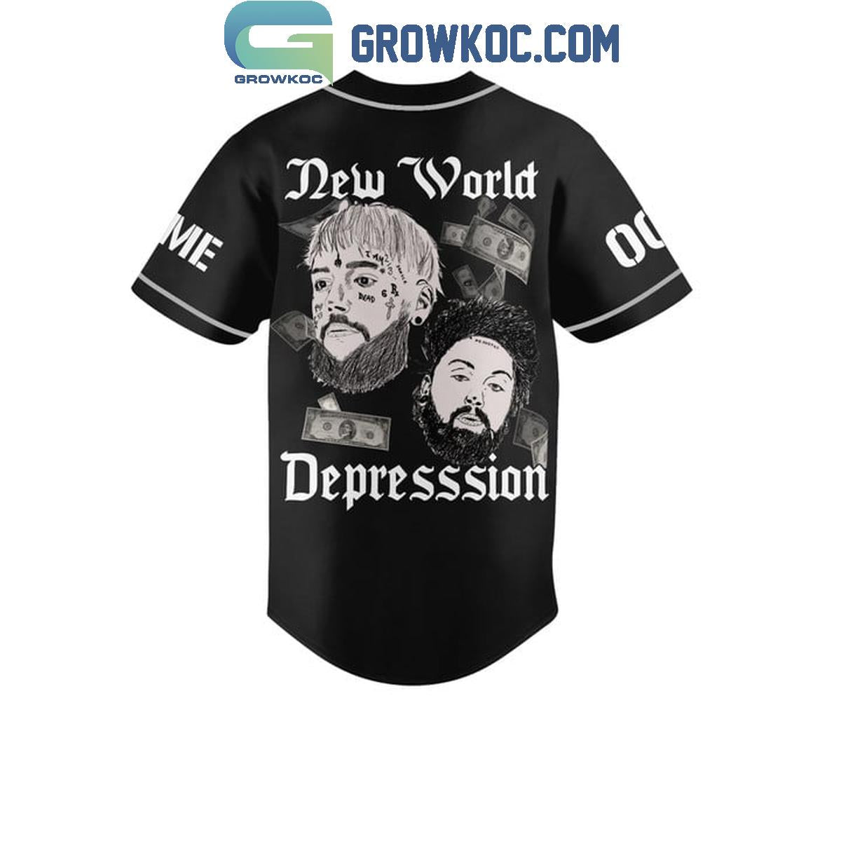 Suicideboys New World Depression Fan Personalized Baseball Jersey