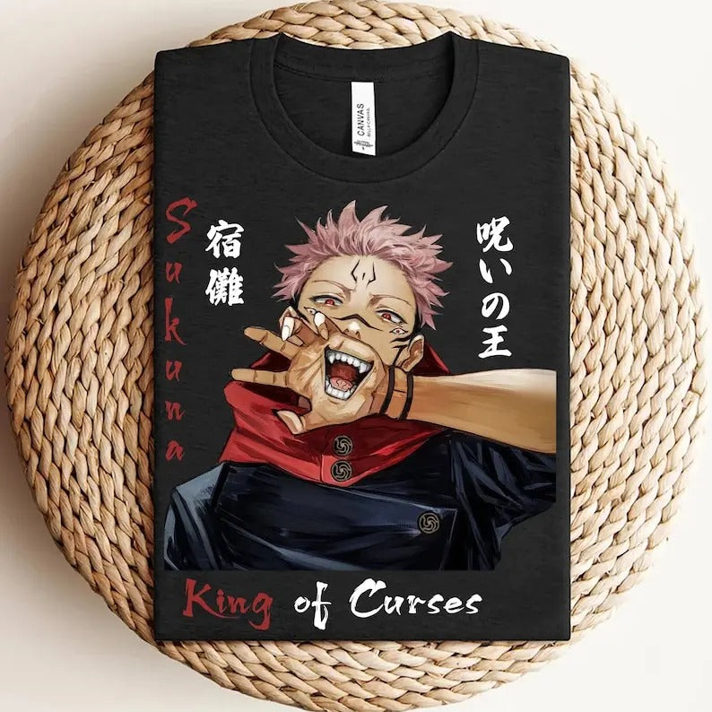 Sukuna Shirt, Jujutsu Kaisen Shirt, Hoodie, Sweatshirt | WearSparks.com