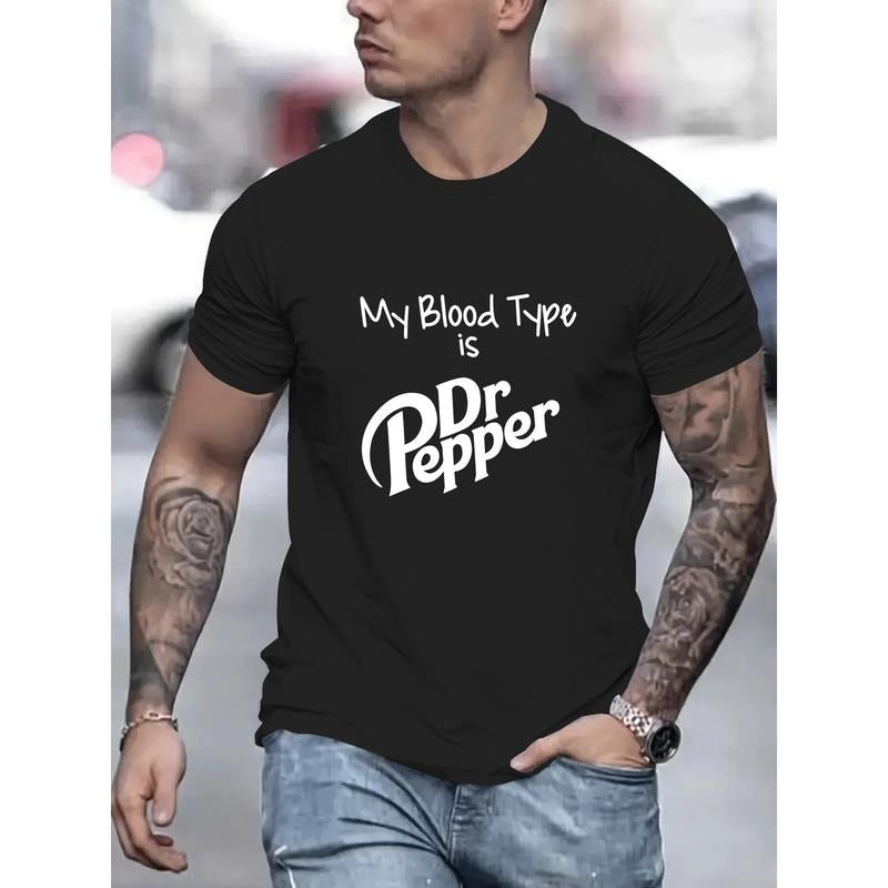Breathable Classic Pepper Print T-shirt