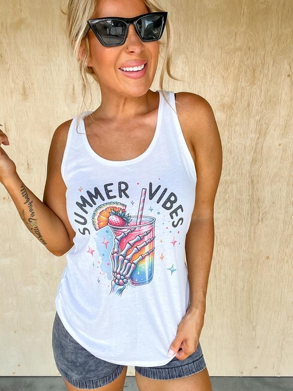 Summer Vibes Graphic Top T-Shirts, Hoodie, Sweatshirt | WearSparks.com
