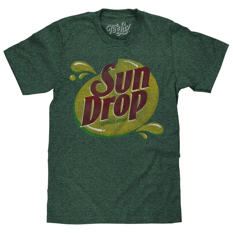 Sun Drop Soda Logo T-Shirt - Green Hoodie, Sweatshirt | WearSparks.com