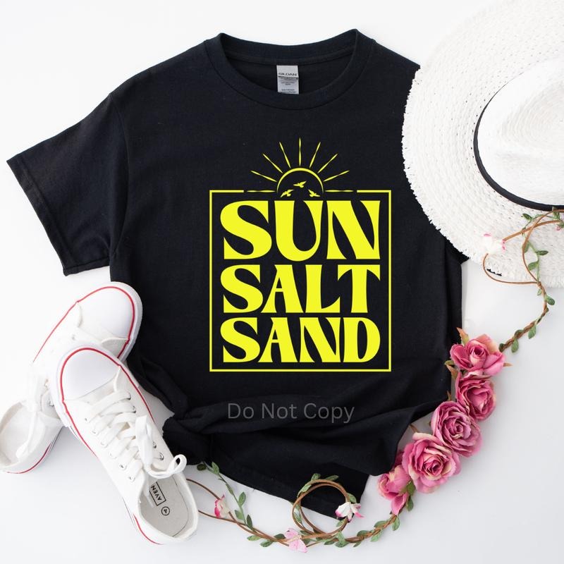 Sun Salt Sand Screen Print Transfer T-Shirts, Hoodie, Sweatshirt | WearSparks.com