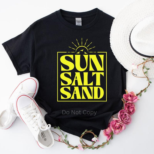 Sun Salt Sand Screen Print Transfer T-Shirts, Hoodie, Sweatshirt | WearSparks.com