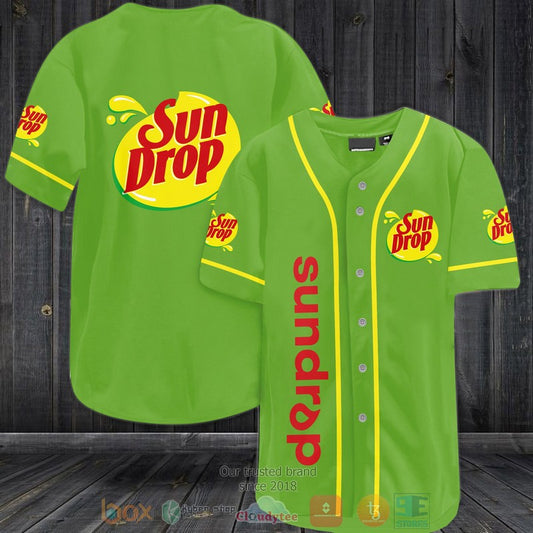 Sundrop green yellow Baseball shirt