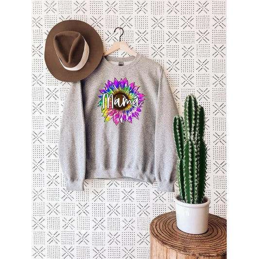 Sunflower Mama Sweatshirt, Favorite Mom Sweater, Mom Life Sweat, Sunflower Lover Gift, Best Mom Clothing T-Shirts, Hoodie