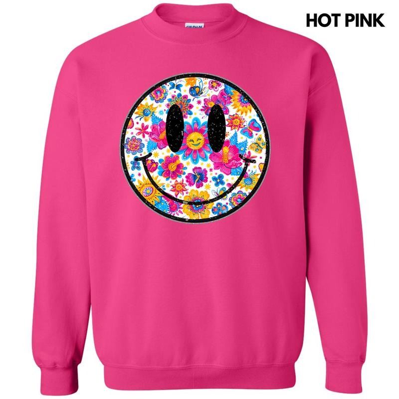 Sunny Butterfly Happy Face Sweatshirt 'NLB' T-Shirts, Hoodie | WearSparks.com