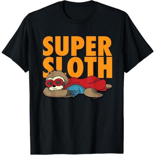 Super Sloth Shirt | Animal Heroic Character Lazy Sloths Gift Made in USA Hoodie, Sweatshirt | WearSparks.com