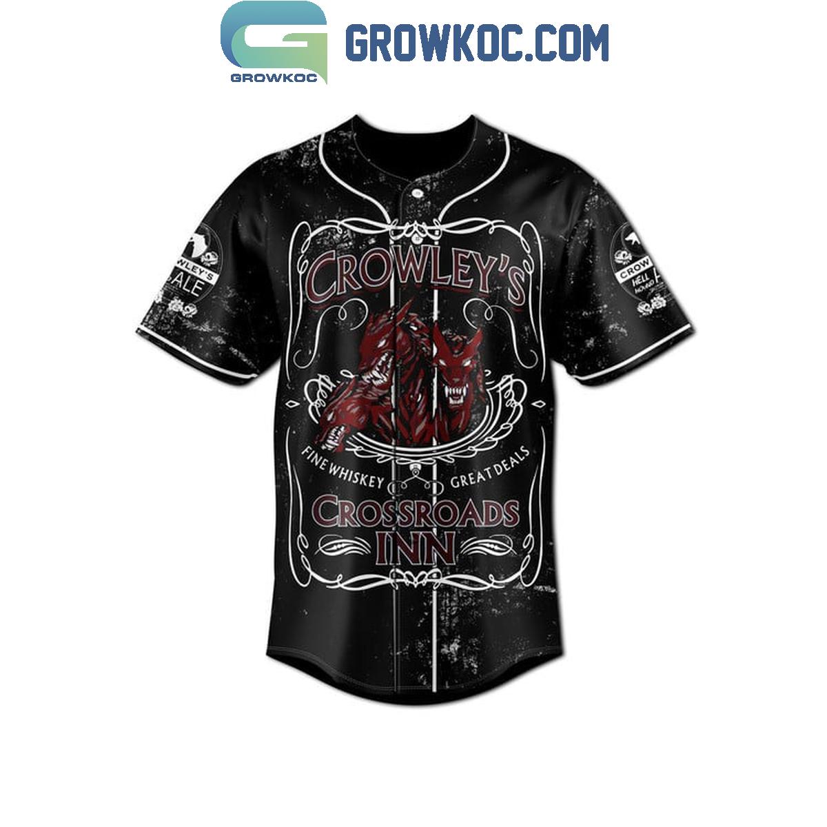 Supernatural Crowley’s Crossroads Inn Personalized Baseball Jersey