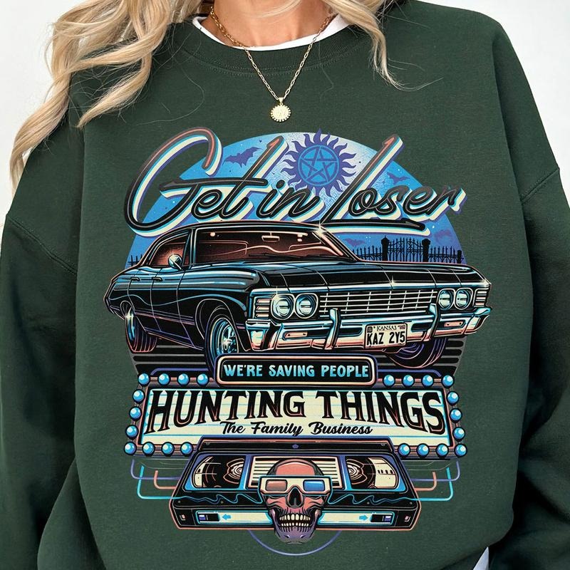 Supernatural Saving People Hunting Things Shirt Supernatural Winchester Brothers Shirt Sam Dean Winchester Shirt city...