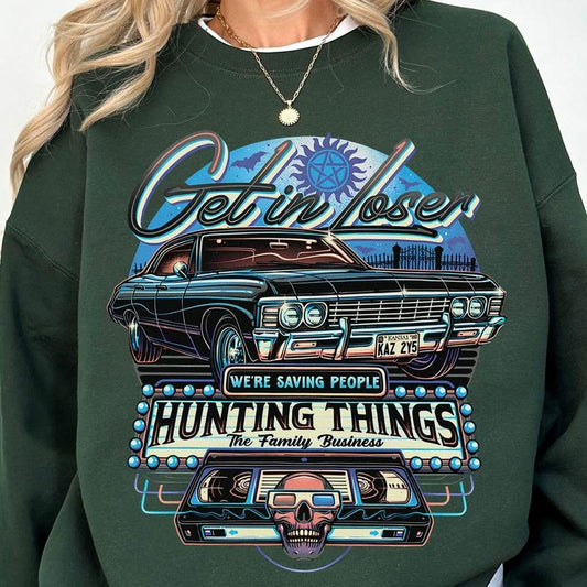 Supernatural Saving People Hunting Things Shirt Supernatural Winchester Brothers Shirt Sam Dean Winchester Shirt city...