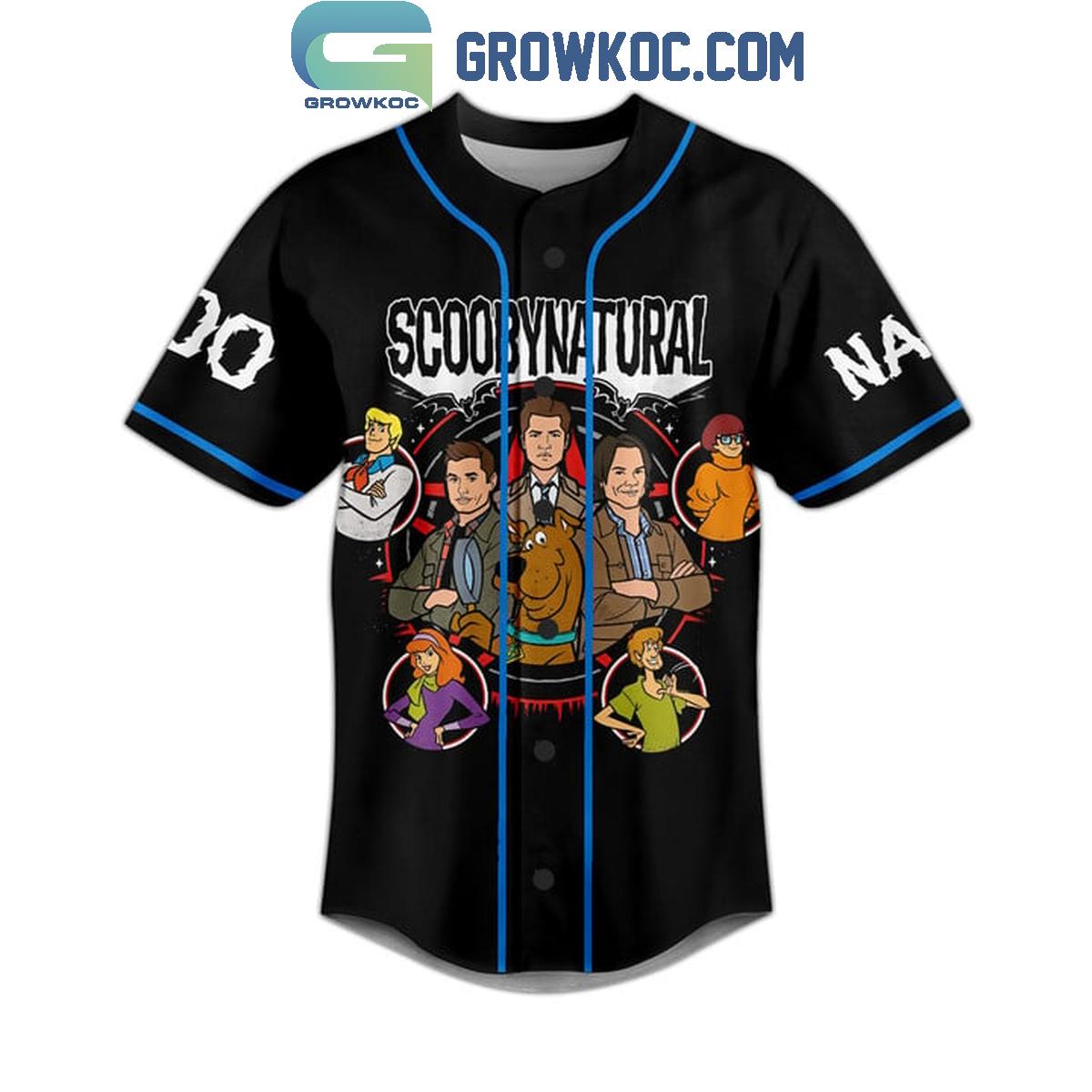 Supernatural Scooby Doo Monster Hunting Personalized Baseball Jersey
