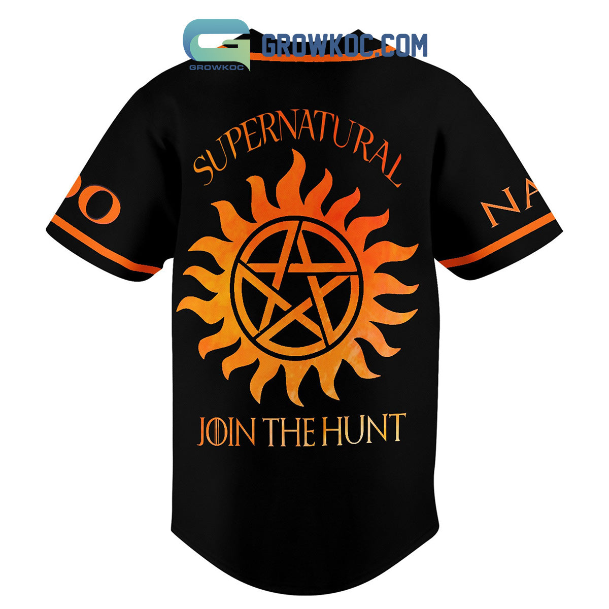 Supernatural Series Fan Personalized Baseball Jersey