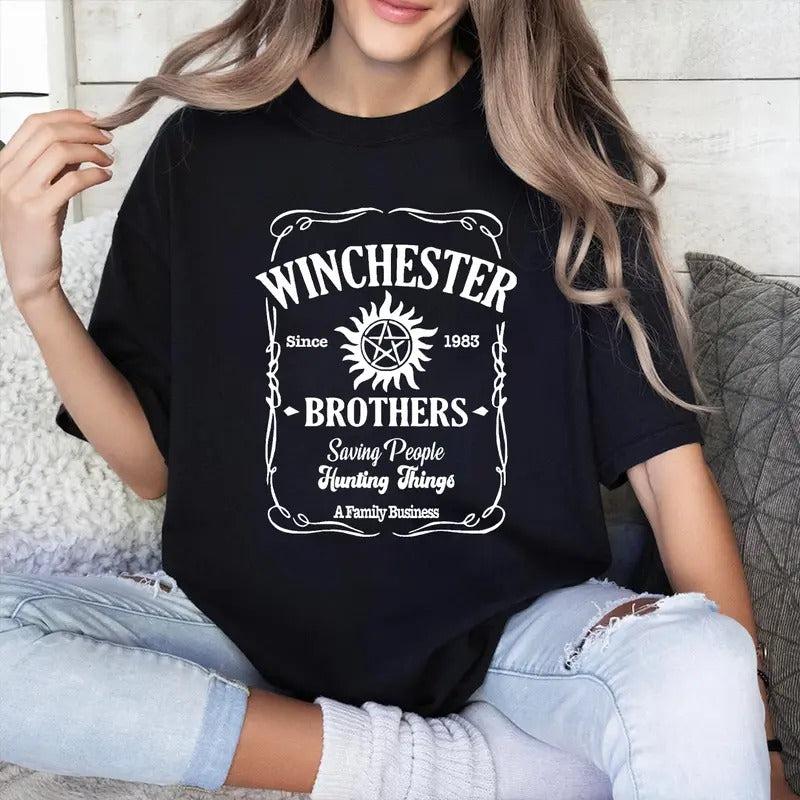 Supernatural T Shirt, Winchester Brothers T Shirt, Gift For Woman and Man Unisex T-Shirt Sweatshirt Hoodie | WearSparks.com