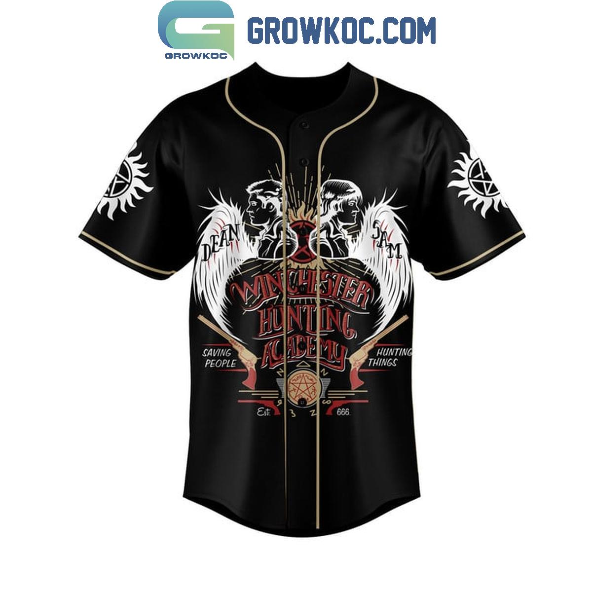 Supernatural Winchester Hunting Academy Personalized Baseball Jersey