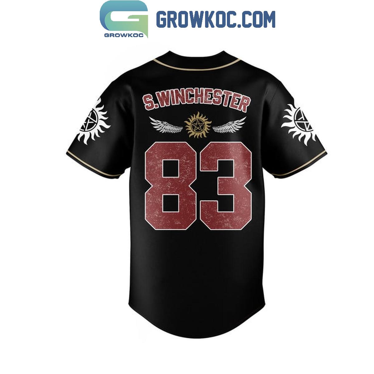 Supernatural Winchester Hunting Academy Personalized Baseball Jersey