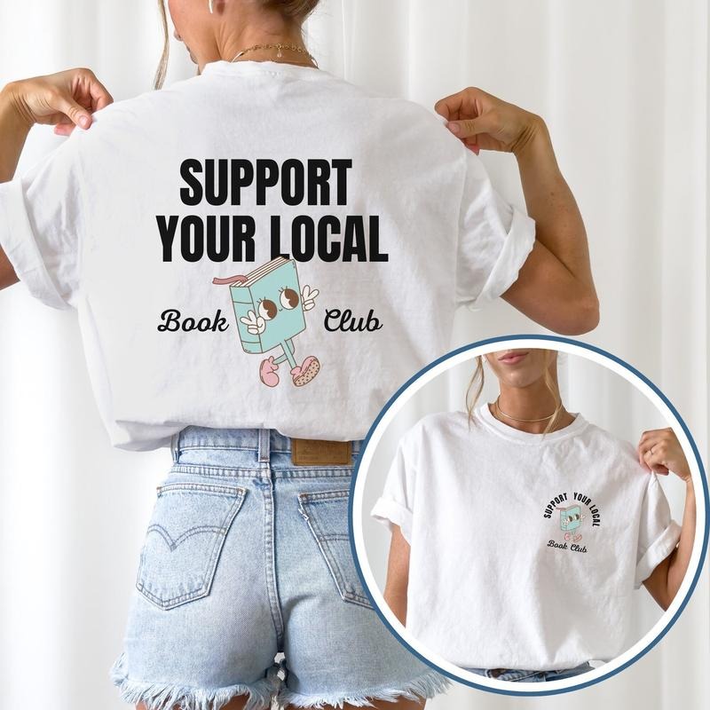 Support your local book club shirt, Born to read shirt, Romance reader, Cowgirl Tee, Book lover shirt, Retro book Tee...