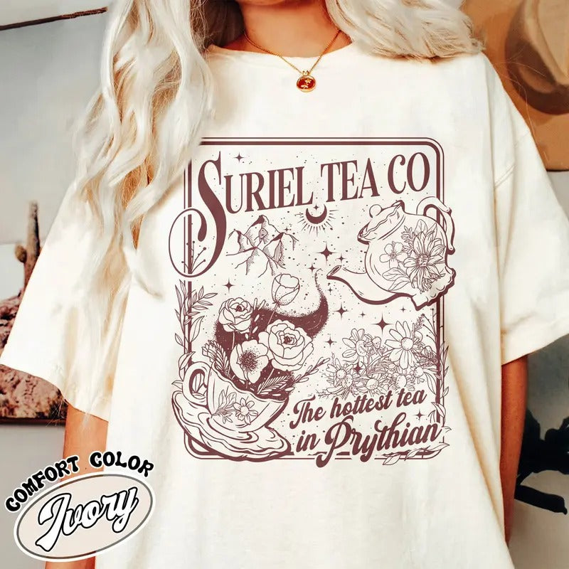 Suriel Tea Co Comfort Color Shirt Hoodie, Sweatshirt | WearSparks.com
