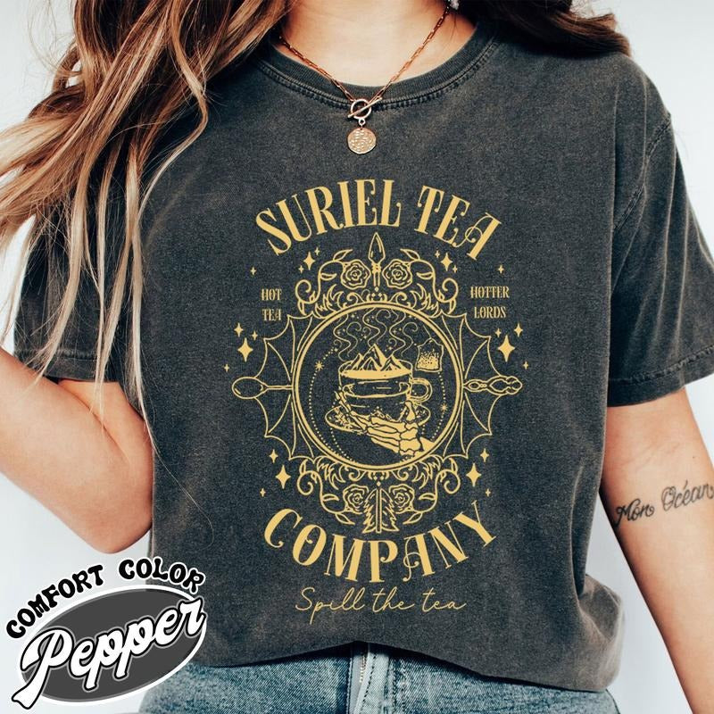 Suriel Tea Co TShirt, Suriel Tea Co Tshirt, Suriel Tea Co, Acotar Shirt Suriel Tea Co, Suriel Tea Co Shirt, Bookish Gift...