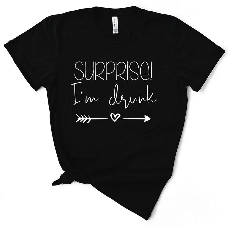 Surprise! I'm Drunk TShirt Hoodie, Sweatshirt | WearSparks.com