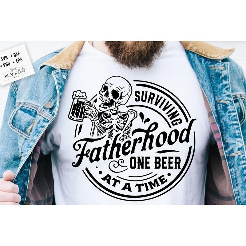 Surviving fatherhood one beer at a time shirt, Father's Day shirt Hoodie, Sweatshirt | WearSparks.com