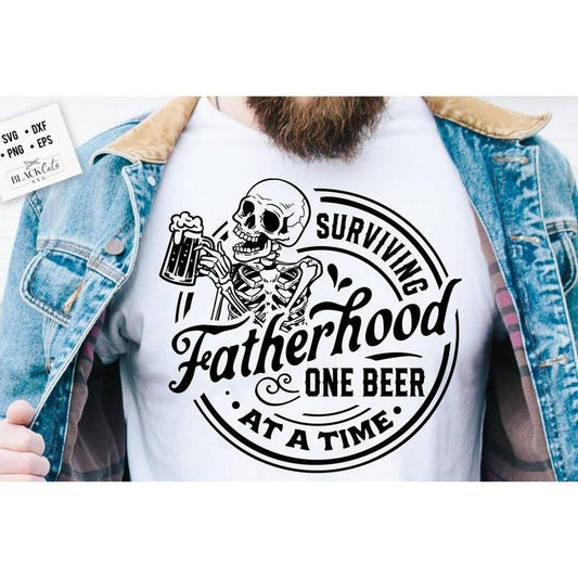 Surviving fatherhood one beer at a time shirt, Father's Day shirt Hoodie, Sweatshirt | WearSparks.com