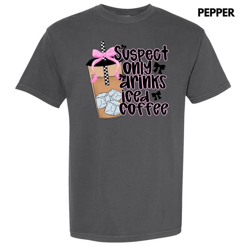 Suspect Drinks Iced Coffee Comfort Colors T-Shirt 'NLB' Hoodie, Sweatshirt | WearSparks.com